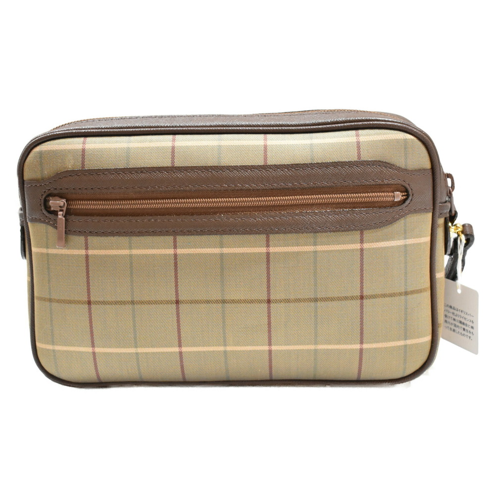 BURBERRY Shoulder Bag Blue Beige Tan Check - Picture 2 of 7